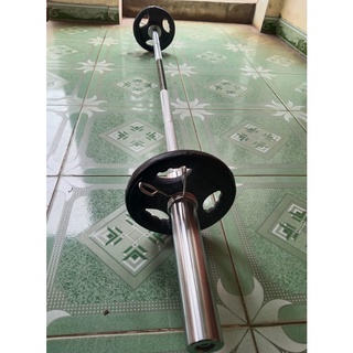 Thanh đòn tạ 1m8 phi 50 hàng nhập khẩu 11kg5