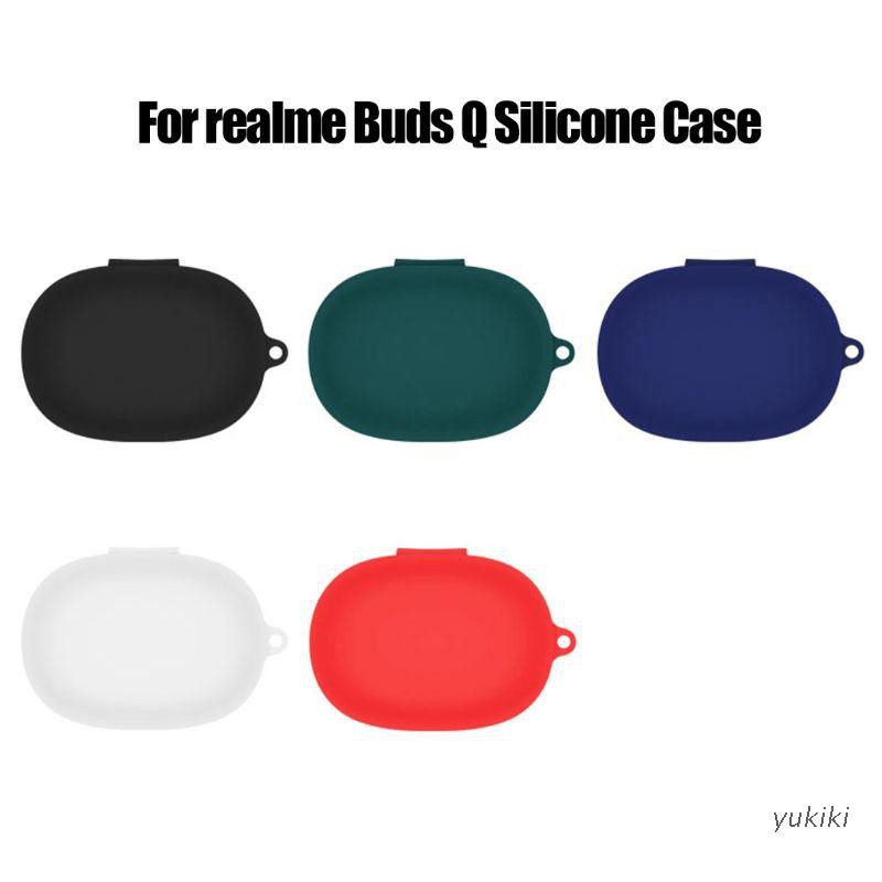 Vỏ Bảo Vệ Bằng Silicon Mềm Chống Bụi Cho Realme Buds Q | BigBuy360 - bigbuy360.vn