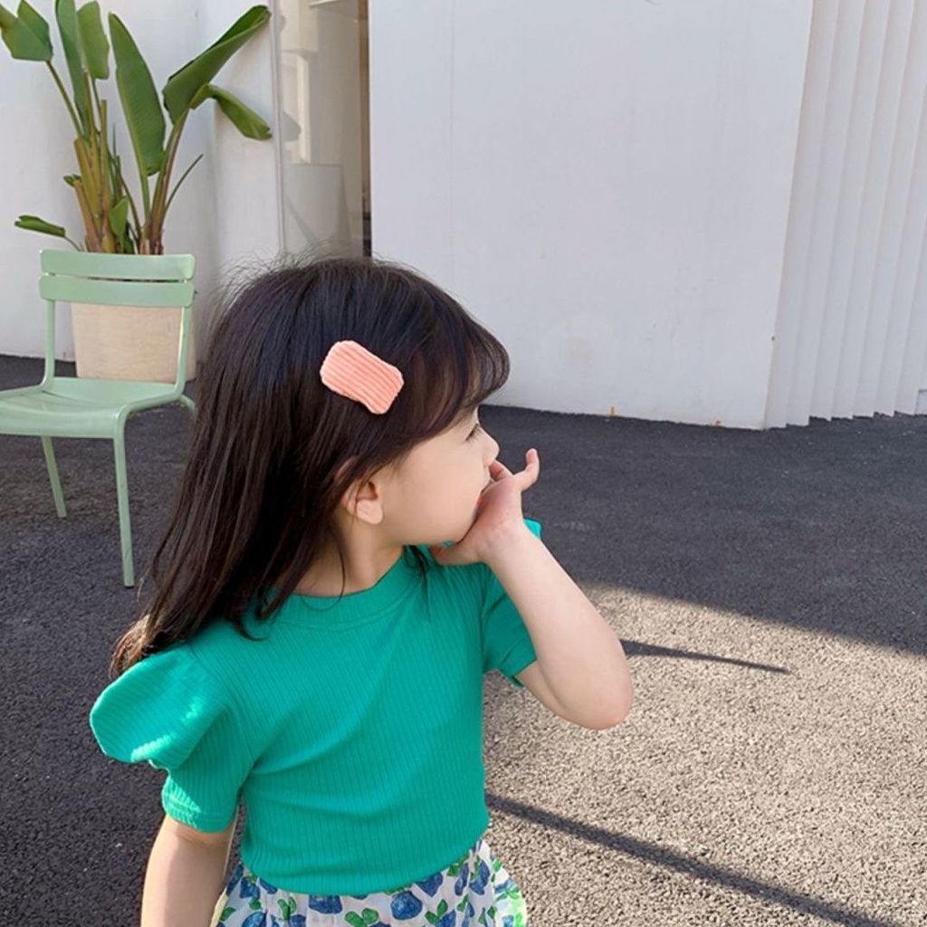 Set Áo Thun + Chân Váy Hoa Thời Trang Mùa Hè Cho Bé Gái