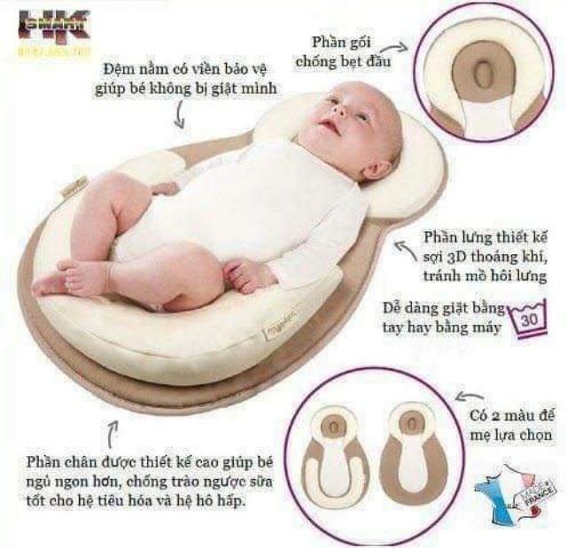 Gối định hình đầu và cơ cho bé hàng cao cấp