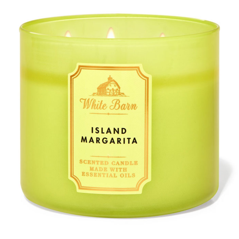 [BILL MỸ] NẾN THƠM THƯ GIÃN BATH AND BODY WORK WHITE BARN 3 BẤC MÙI ISLAND MARGARITA