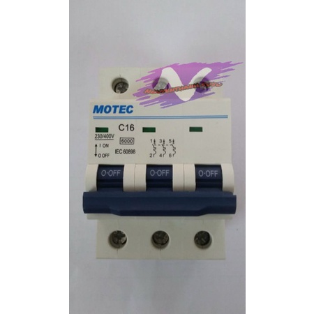 Mcb 3pha trắng motec 3 tép trắng 3pha