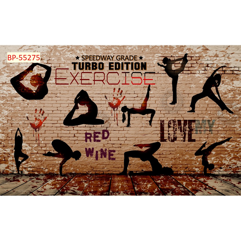 Tranh lụa 3d trang trí chủ đề Yoga Thước 1,5m x 2m YOGA 13