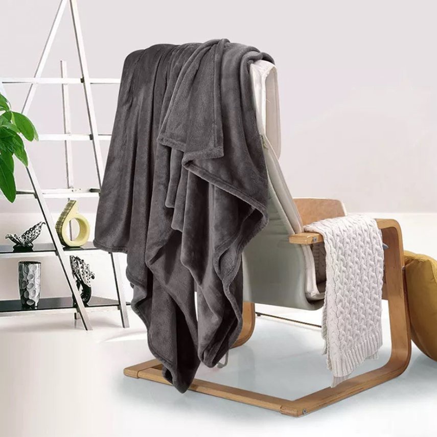 70 * 100cm  Chăn đơn bằng lông cừu san hô dày dặn ấm áp cho học sinh