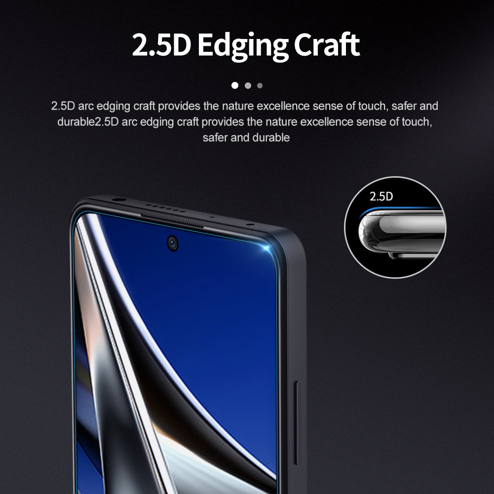 Miếng dán bảo vệ màn hình cường lực NILLKIN 2.5D HD trong suốt bảo vệ màn hình cho Xiaomi Poco X4 Pro 5G