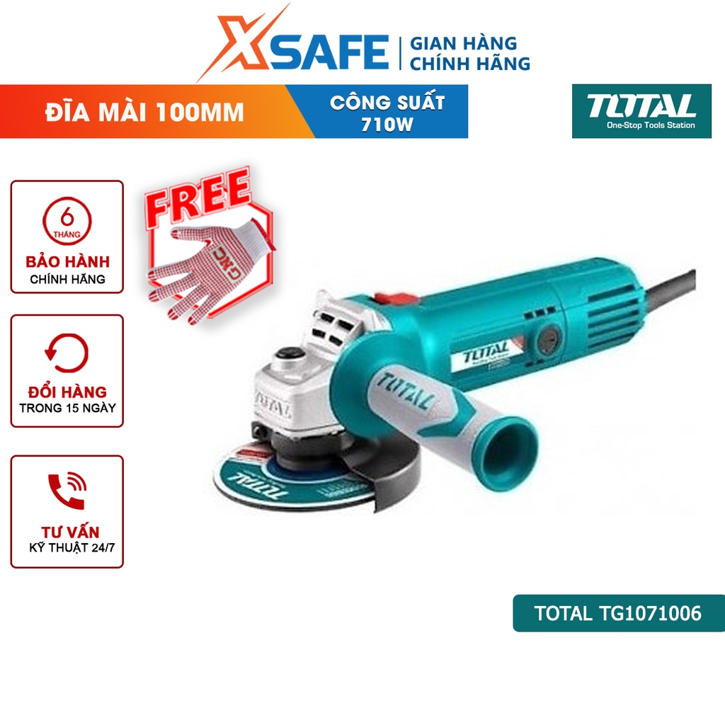 Máy mài góc cầm tay TOTAL TG1071006 công suất 710W