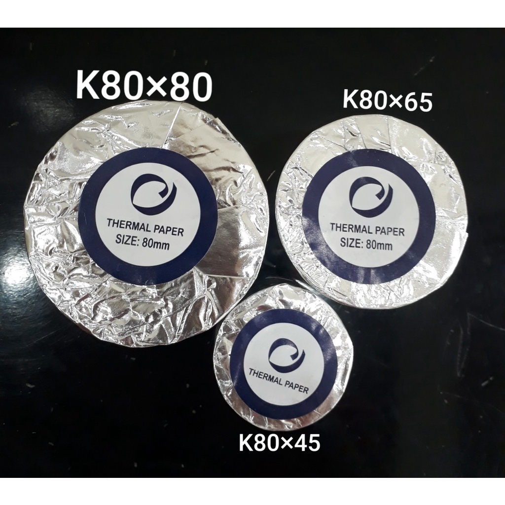 Giấy in nhiệt K80, Giấy in Bill K80×80mm