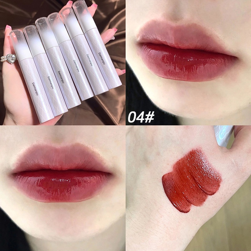 Son Kem Bóng DAIMANPU Mermaid Streamer Mirror Lip Glaze
