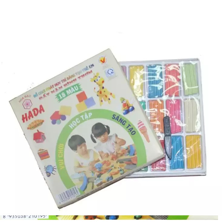 Đất sét nặn hình 18 màu