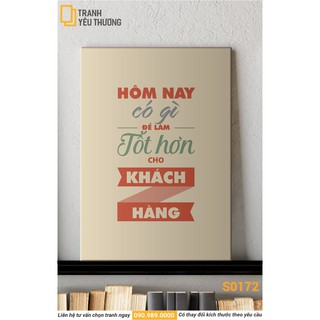Tranh văn phòng tạo động lực - hôm nay có gì để làm tốt hơn cho khách hàng