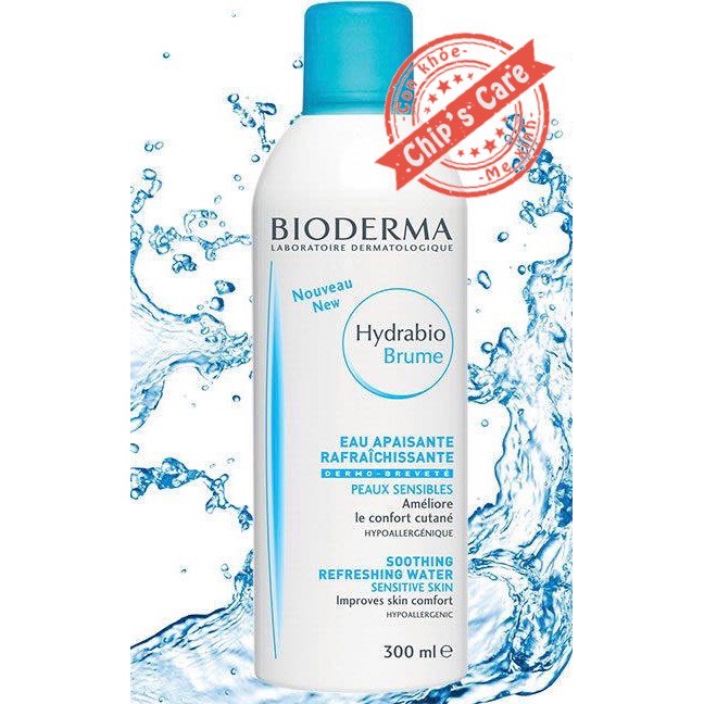 Xịt khoáng Bioderma chai 300ml