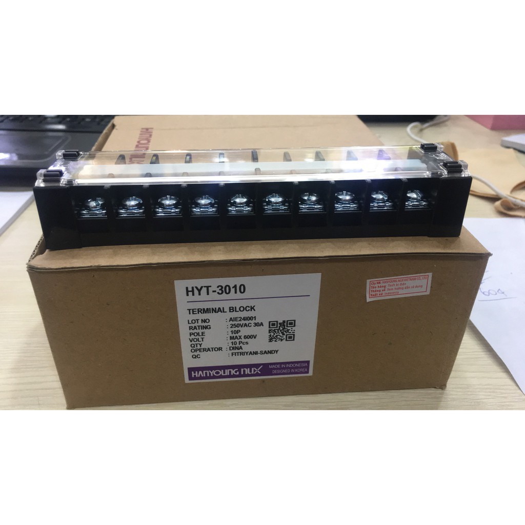 HanYoung Domino cầu đấu Hanyoung 10 pha 10A, 20A, 30A: HYT-1010 HYT-2010 HYT-3010