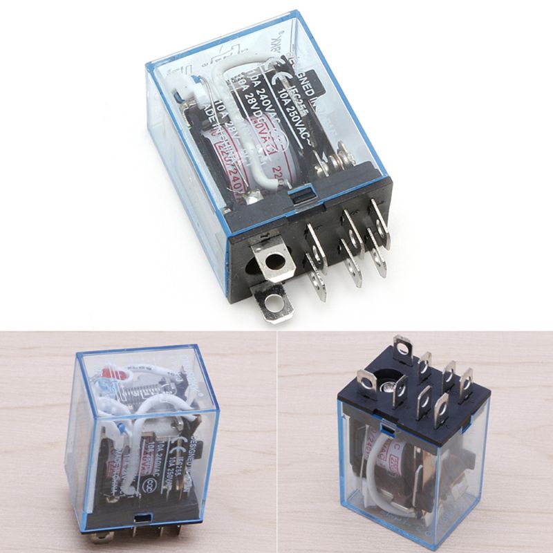 1 Rơ Le Đèn Led Nevax Ly2Nj Ac 220v 10a 240v