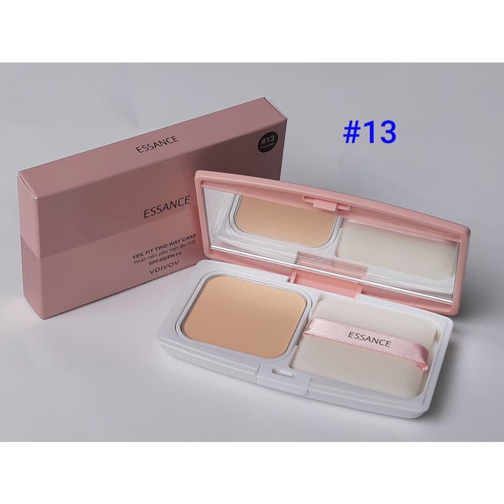 [Che phủ hoàn hảo] Phấn nền dưỡng trắng siêu mịn lâu trôi Essance White Fit Two Way Cake