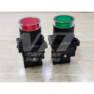 Nút nhấn có đèn phi 22 NP2-EW Chint
