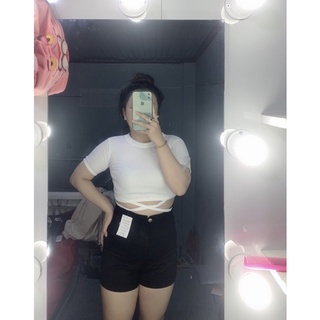 Áo kiểu croptop cột dây eo ❤️