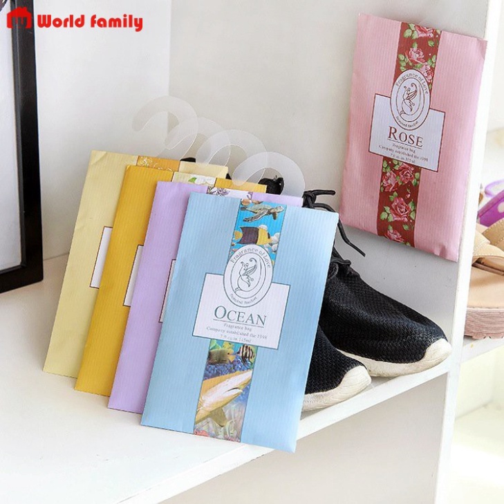 Túi Thơm Thảo Mộc Treo Tủ Quần Áo, Phòng Khách, Nhà Tắm, Tủ Giày Kèm Móc Treo