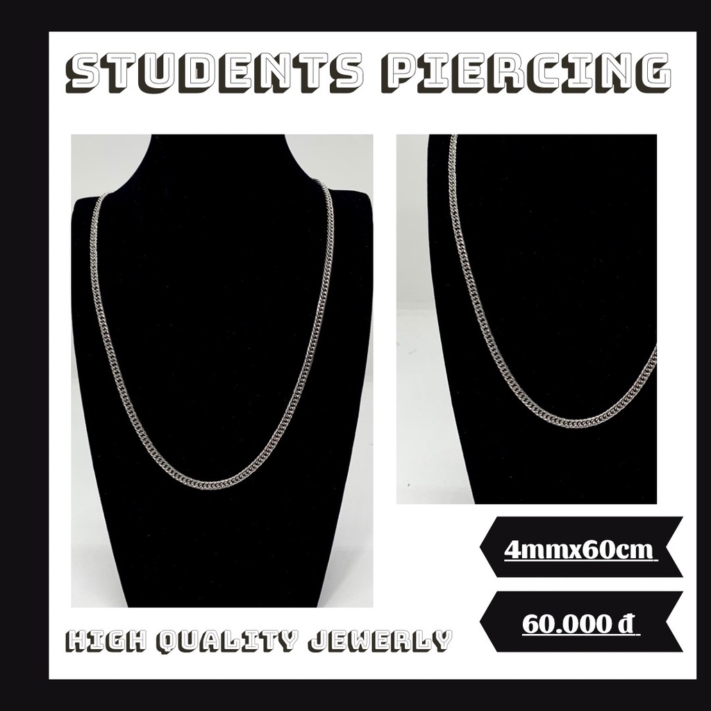 [Rẻ Vô Địch] Vòng Dây Chuyền Snake Chain - Không Han Gỉ
