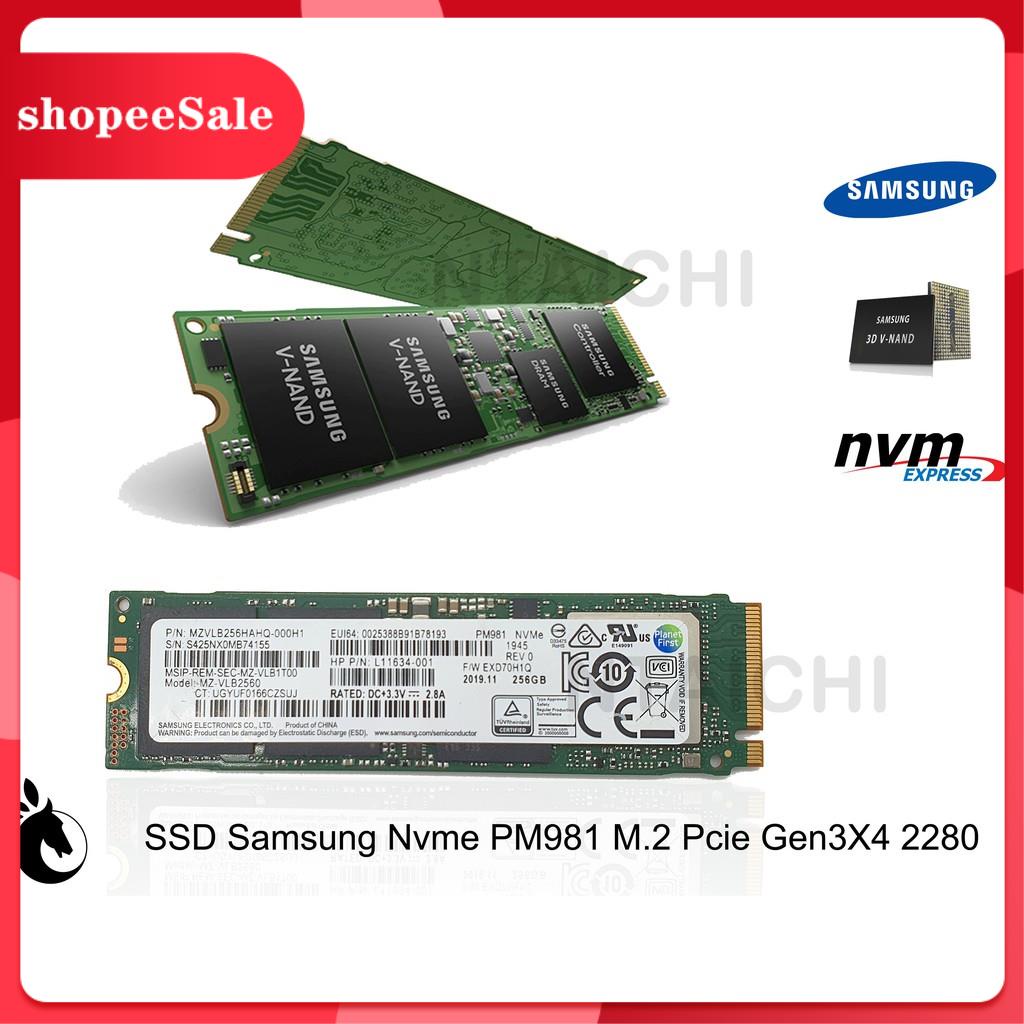 (Hàng Mới Về) Ổ cứng SSD Samsung NVMe PM981 M.2 Pcie Gen3X4 2280 256GB | 512GB