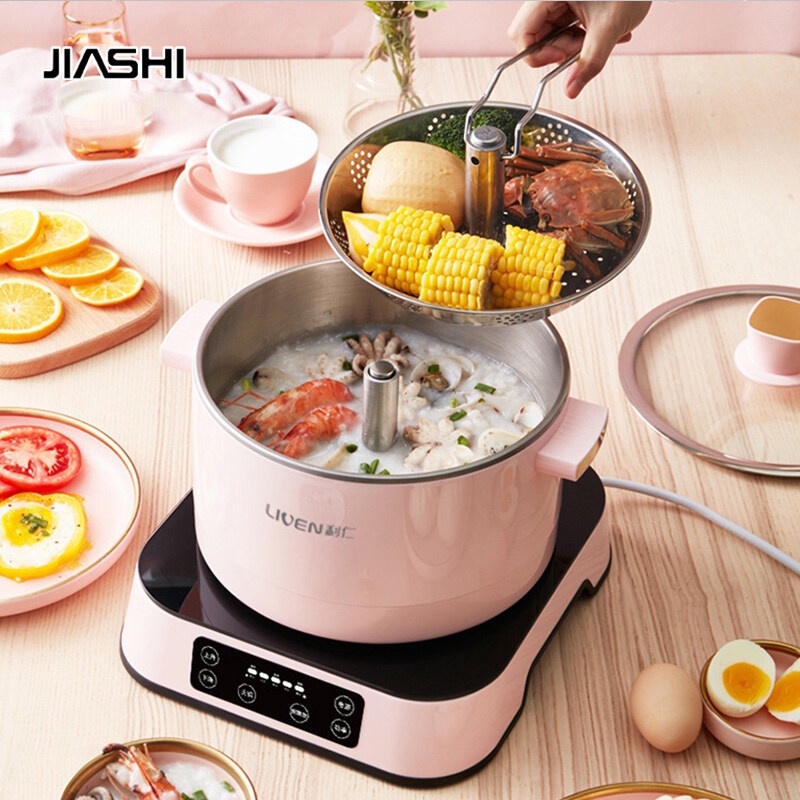 Nồi nấu lẩu tự động KAIMEIDI thiết kế tiện lợi cho 3-4 người