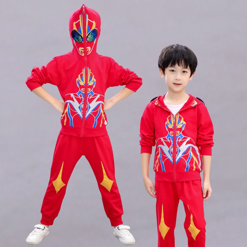 ♛Bộ Đồ Thể Thao In Hình Người Nhện Thời Trang Xuân Thu Cho Bé Trai