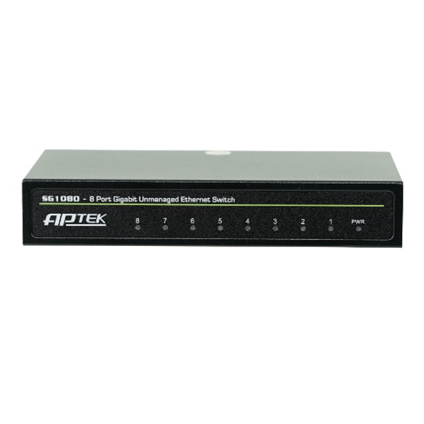 Bộ chia mạng Switch 8 Cổng APTEK SG1080