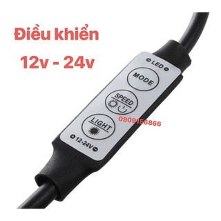 Mạch nháy nhanh chậm cho đèn led 5v - 12v - 24v / Chỉnh độ sáng tối và các chế độ nháy cho đèn led