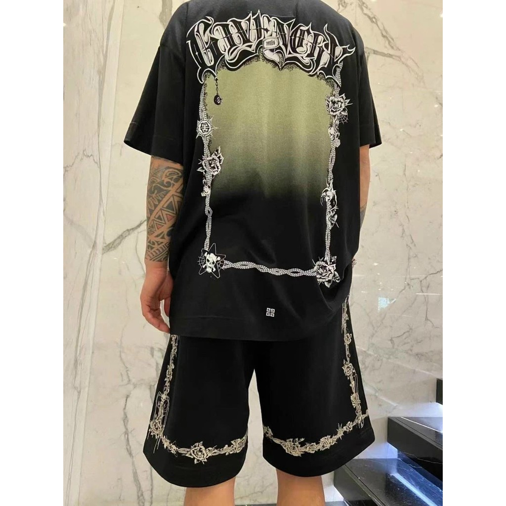 Bộ Thể Thao Nam Mùa Hè, Bộ Quần Áo Thun Nam In Chữ Phong Cách Hàn Quốc Chất Thun Cotton Mềm Mịn - BN291