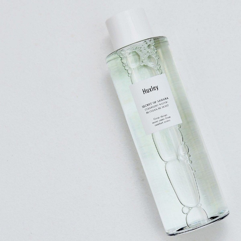 Nước Tẩy Trang Chiết Xuất Xương Rồng Huxley Cleansing Water ; Be Clean, Be Moist 200ml