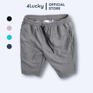 Quần short thun thể thao nam 4Lucky -14021- chất thun da cá mềm đẹp