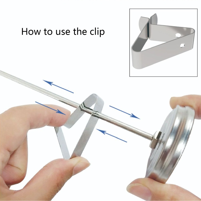 Nhiệt Kế Đo Nhiệt Độ Thức Ăn Bằng Thép Không Gỉ Cho Nhà Bếp