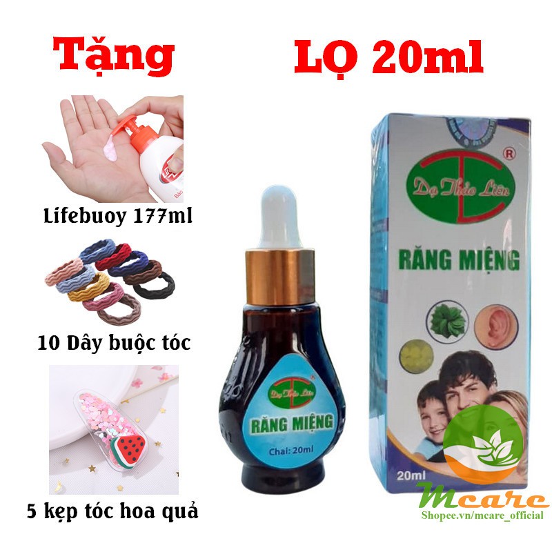 Dạ Thảo Liên - Tinh dầu răng miệng hỗ trợ xử lý sâu răng hôi miệng 5ml 20ml