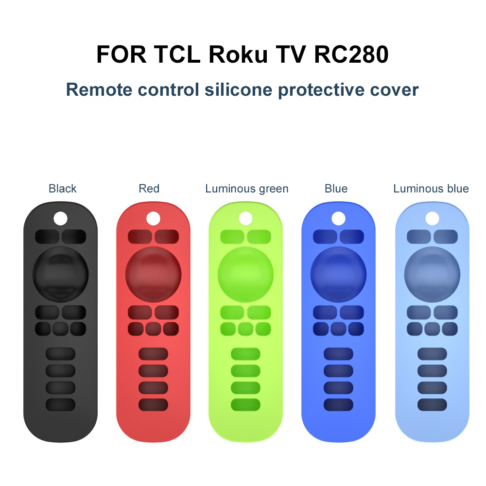 Vỏ Silicon Bảo Vệ Cho Điều Khiển Từ Xa Tcl Roku Tv Rc280