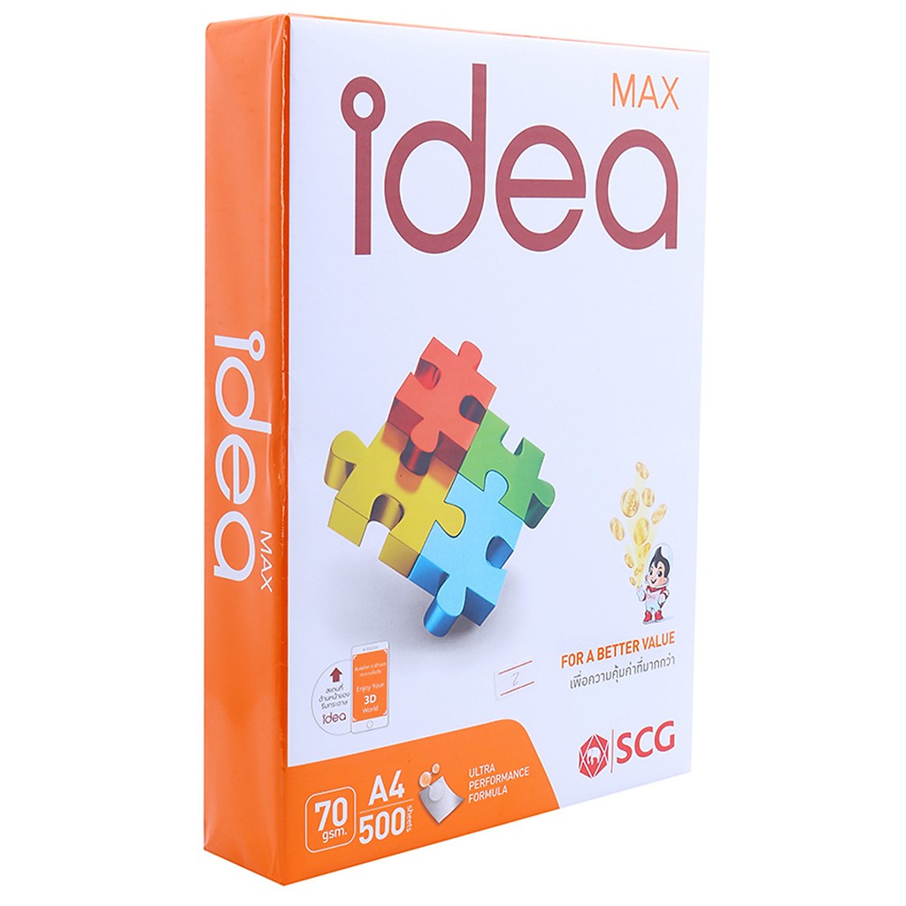 Giấy IDEA 70 A4 500 tờ