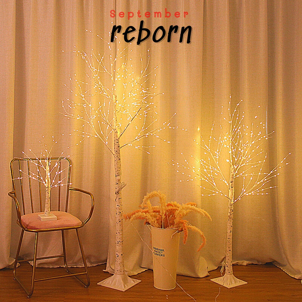Đèn LED tạo hình cây sáng tạo, đèn trang trí decor phòng, studio phong cách Bắc Âu