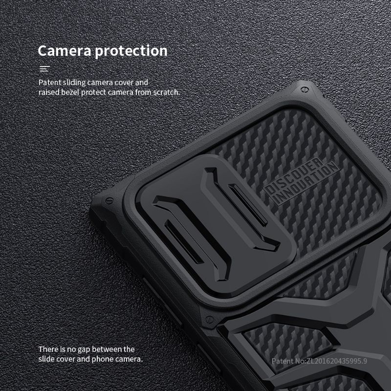 Ốp lưng Nillkin CamShield Pro Samsung Galaxy S22 Ultra có nắp đậy máy ảnh ( mẫu mới)