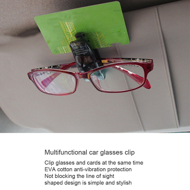 Giá Đỡ Mắt Kính 2 Tầng Siêu Bền Chống Sốc Tiện Dụng Cho Xe Hơi