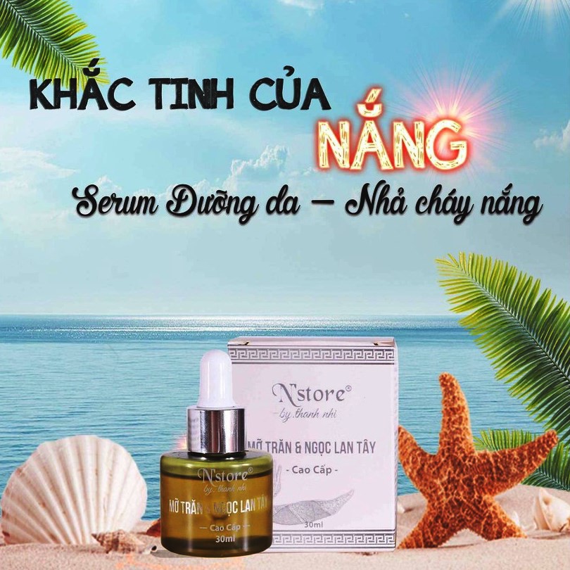 Mỡ trăn ngọc lan tây N STORE, serum mỡ trăn triệt lông bikini, mỡ trăn cao cấp hương hoa cỏ 30ml