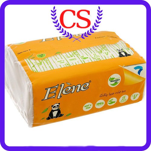 Giấy lụa rút tre Elene loại 160/100 tờ, 3 lớp