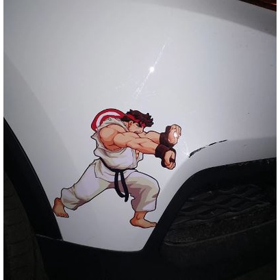 (Nhiều kích thước) Sticker miếng dán vết xước nhân vật hoạt hình anime thổi bay vết xước