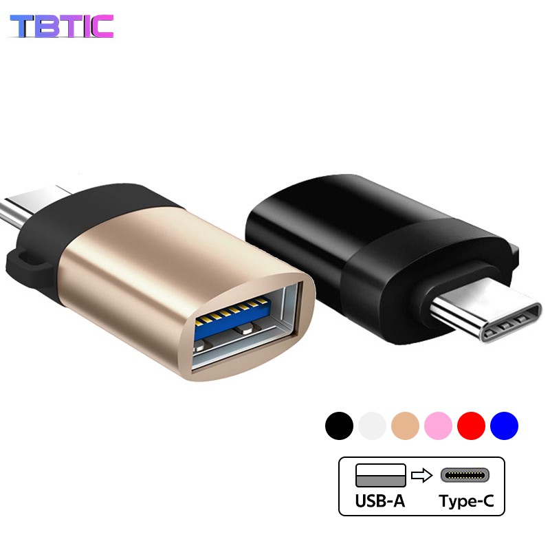 Đầu chuyển đổi OTG TBTIC Type-C/USB Type C cho Xiaomi Huawei Samsung S9
