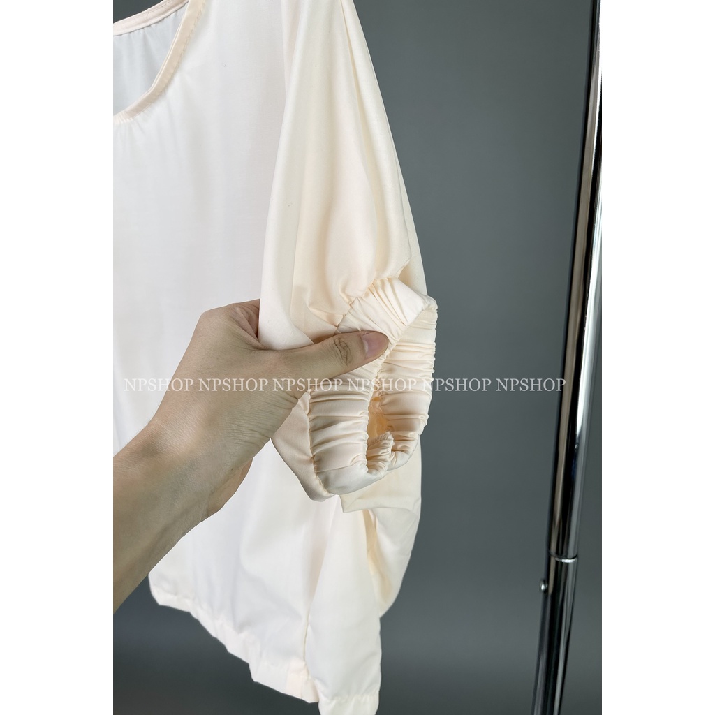 Set đồ đầm babydoll NPSHOP, set đồ nữ áo và váy yếm màu đen NPS039