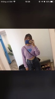 ÁO CROP TAY DÀI IN ( KÈM CLIP HÌNH THẬT )