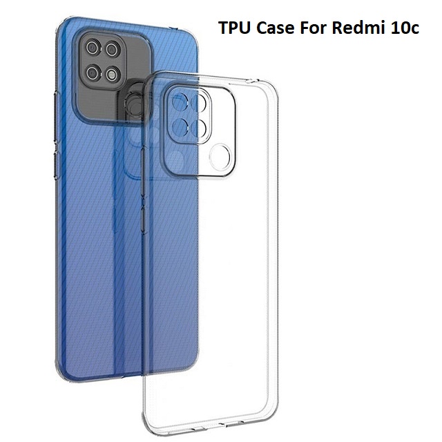 Ốp Xiaomi Redmi 10C dẻo trong suốt (Loại đẹp)