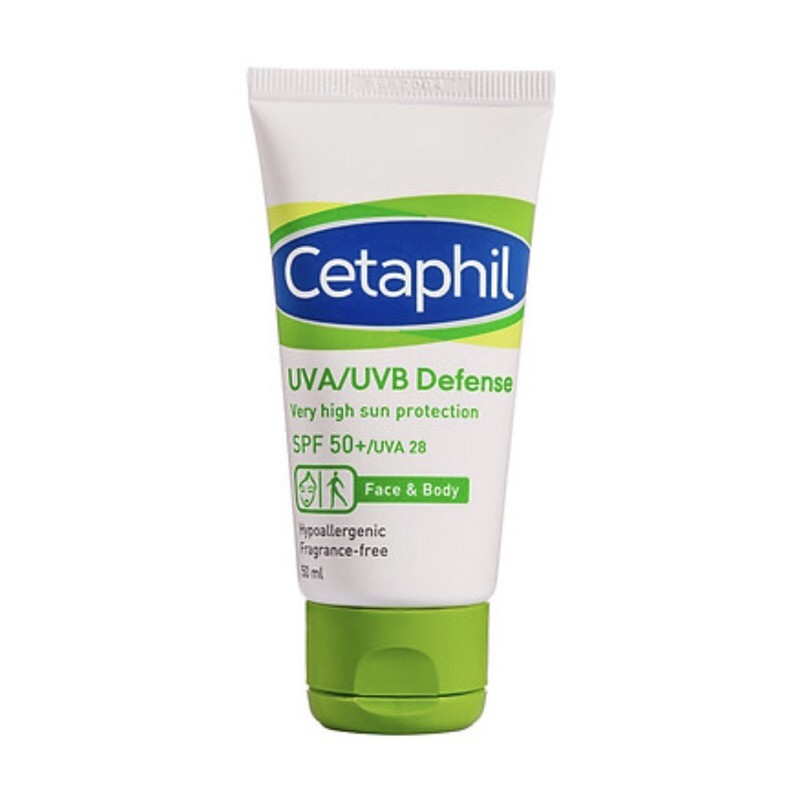Kem Chống Nắng Cung Cấp Màng Bảo Vệ Cao Cetaphil UVA/UVB Defense Very High Sun Protection SPF50+/UVA28 (50ml)