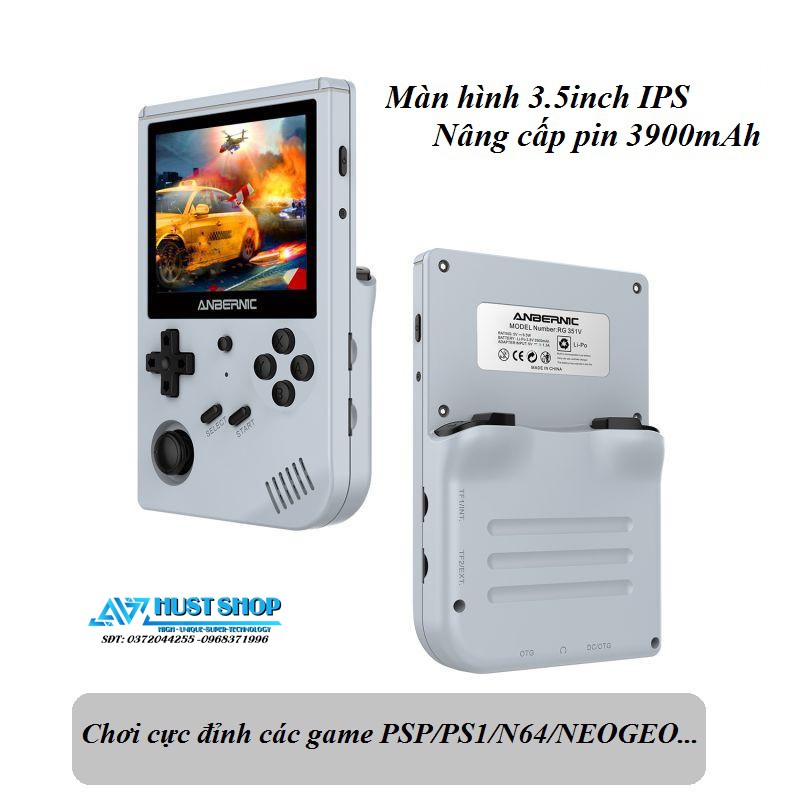 Máy Chơi Game RG351V Màn Hình 3.5inch IPS Hỗ Trợ 20+ Dòng Game PSP/PS1/N64... Tích Hợp 2400+ Trò Chơi | BigBuy360 - bigbuy360.vn