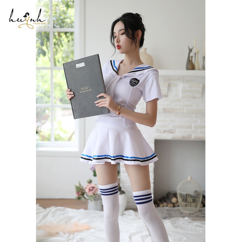 Đồ Hóa Trang Cosplay Nữ Sinh Phong Cách Thủy Thủ Siêu Dễ Thương - CO14