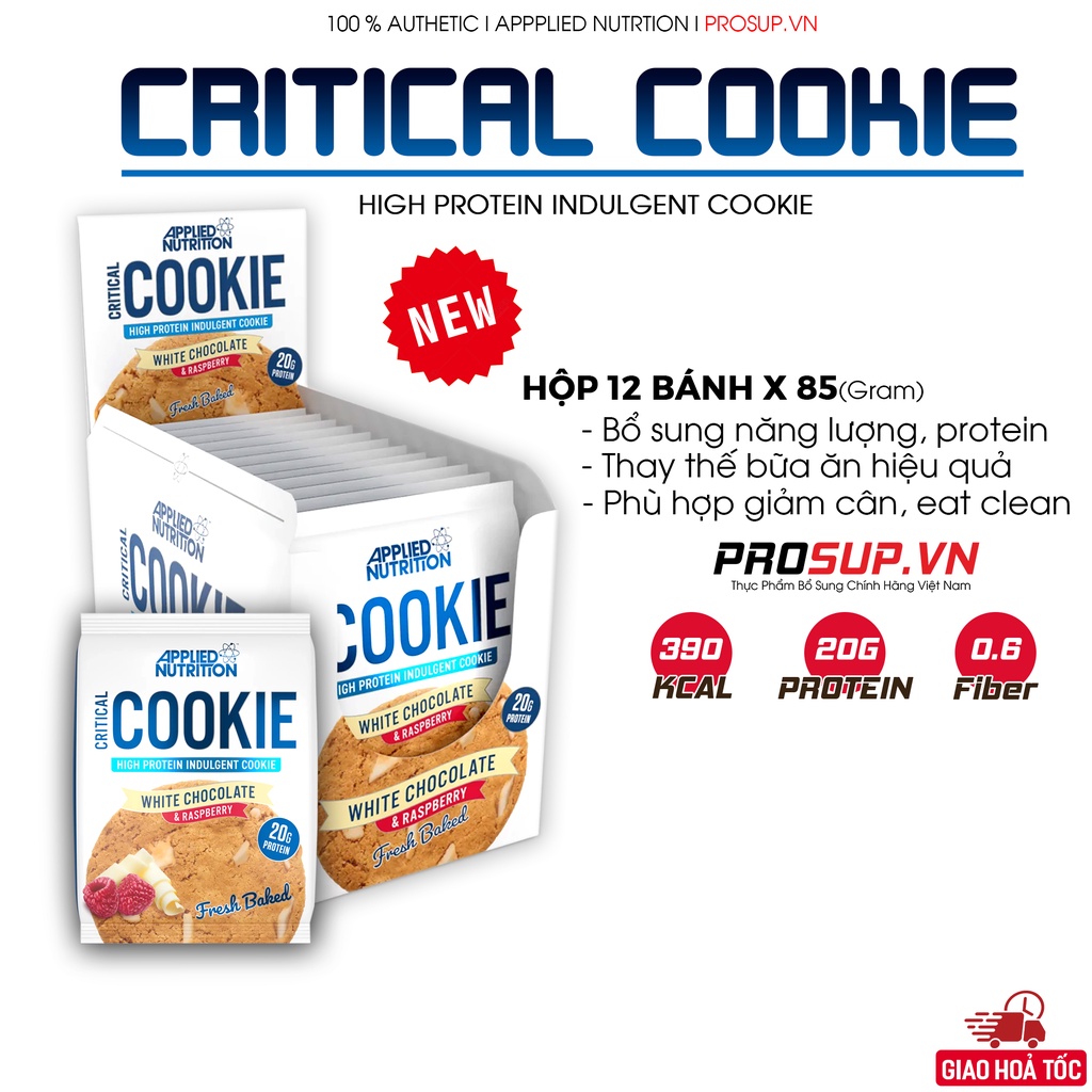 Critical Cookie - Bánh Protein- Applied Nutrition