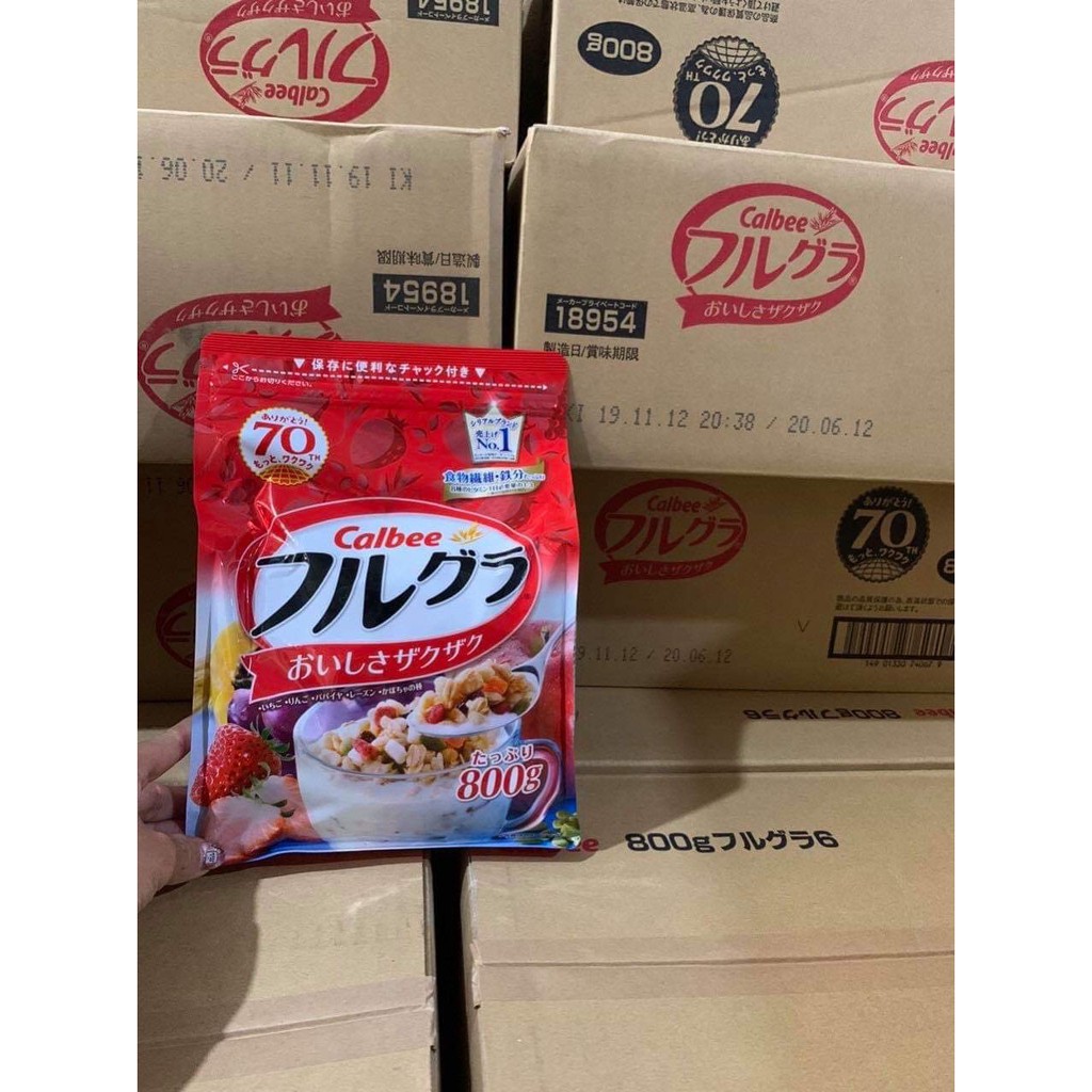 Ngũ cốc Nhật Calbee gói 800g
