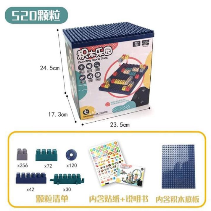 KHANH82 LEGO XẾP HÌNH 520 CHI TIẾT SÁNG TẠO CÙNG BÉ [BÁN SỈ BÁN LẺ][THANH LÝ] [RẺ SHOCK]